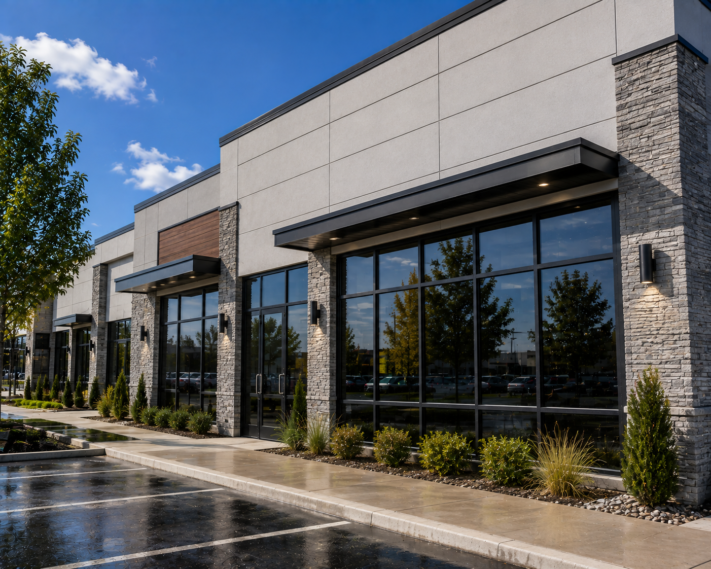 Commercial property exterior